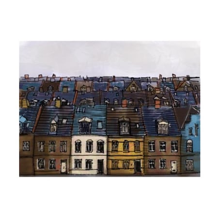 Karen Drayfus 'Row Houses' Canvas Art,35x47